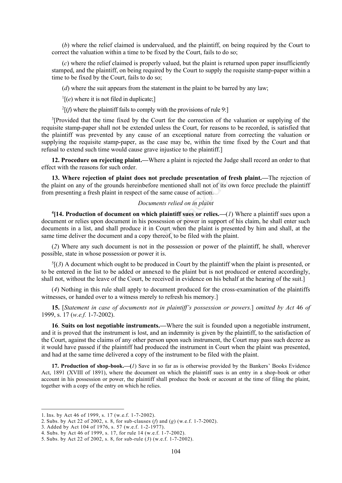 Complete official PDF physical page 104; includes original layout and notes