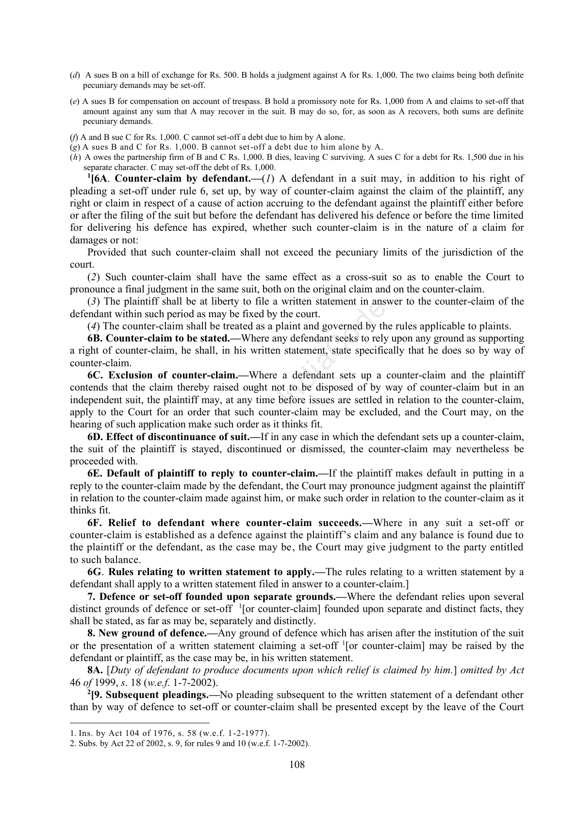 Complete official PDF physical page 108; includes original layout and notes