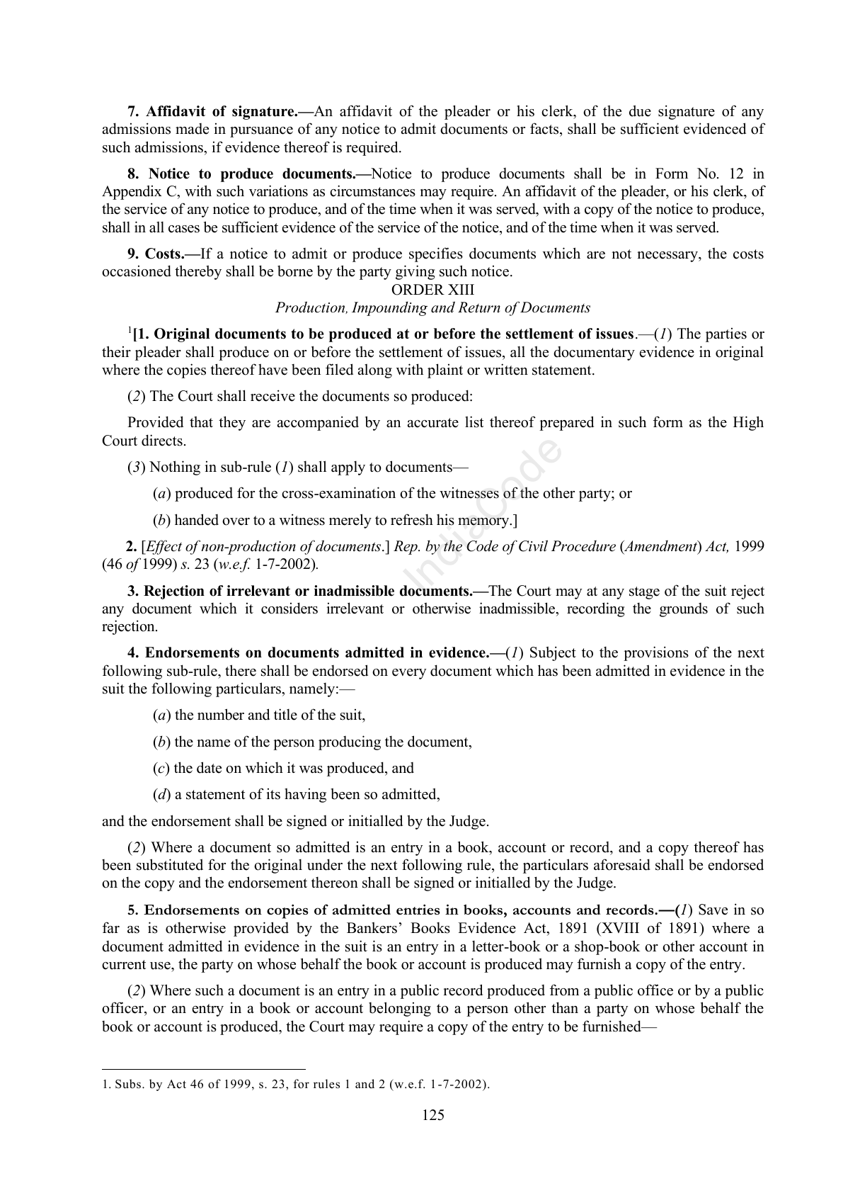 Complete official PDF physical page 125; includes original layout and notes