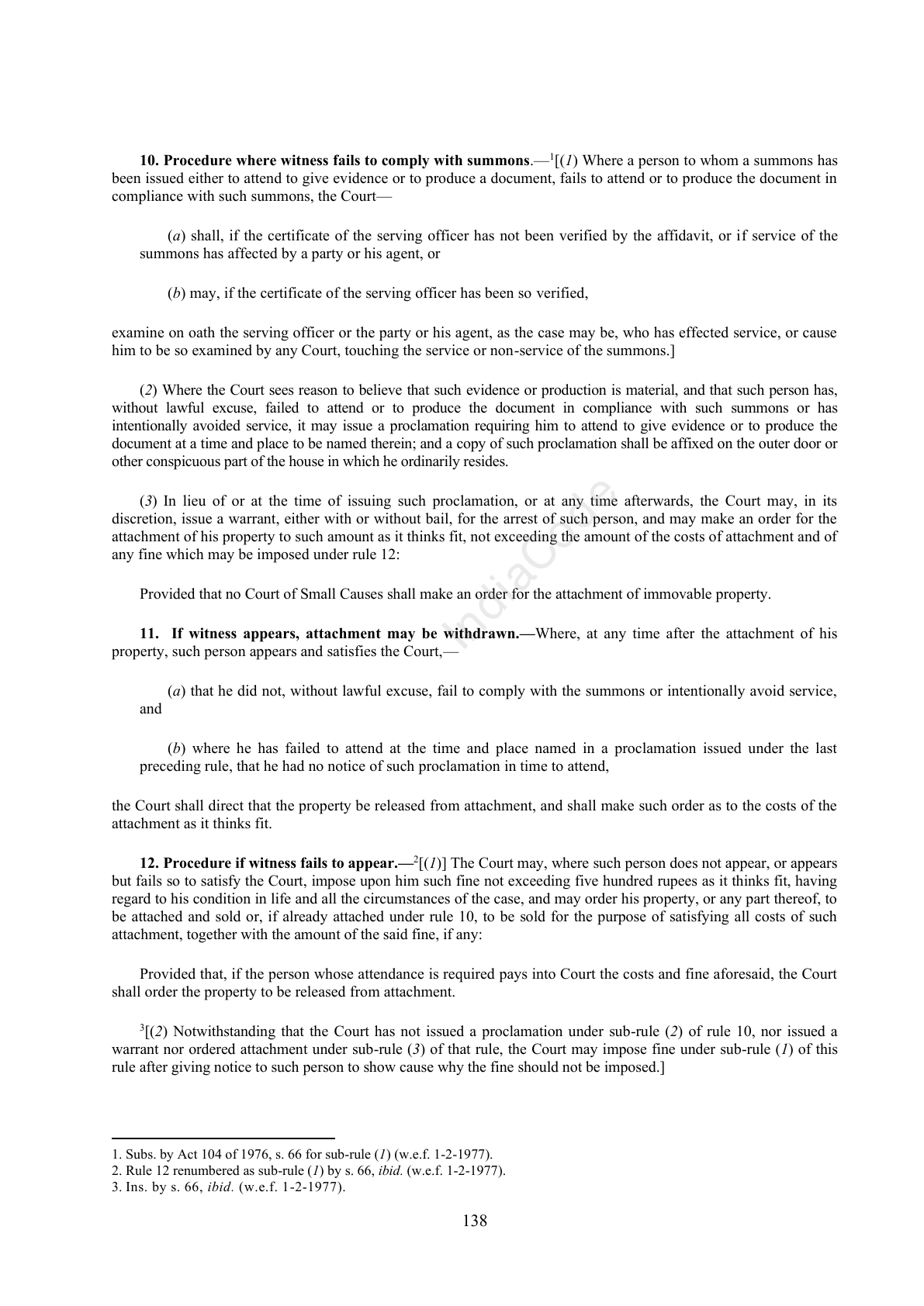 Complete official PDF physical page 138; includes original layout and notes
