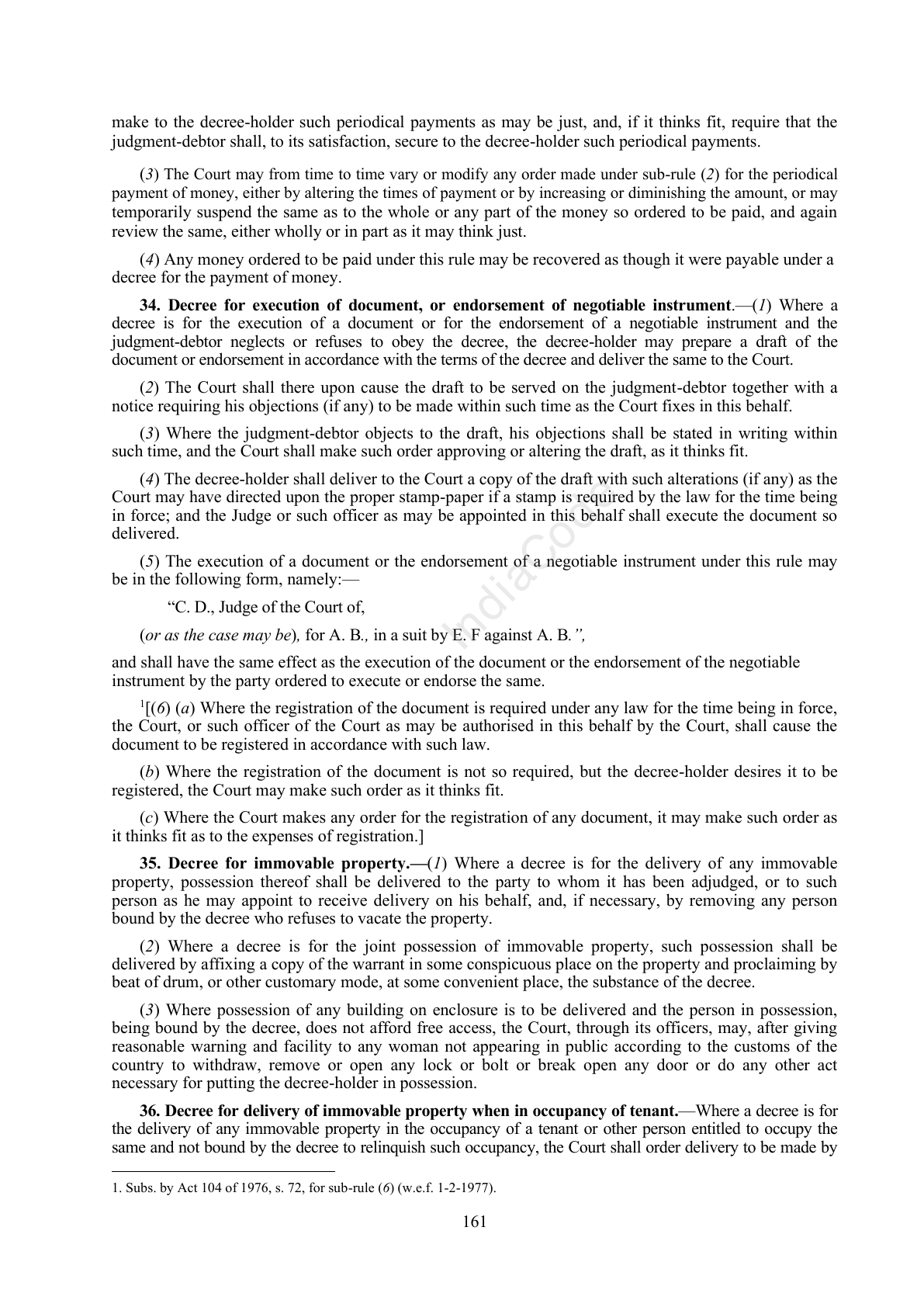 Complete official PDF physical page 161; includes original layout and notes