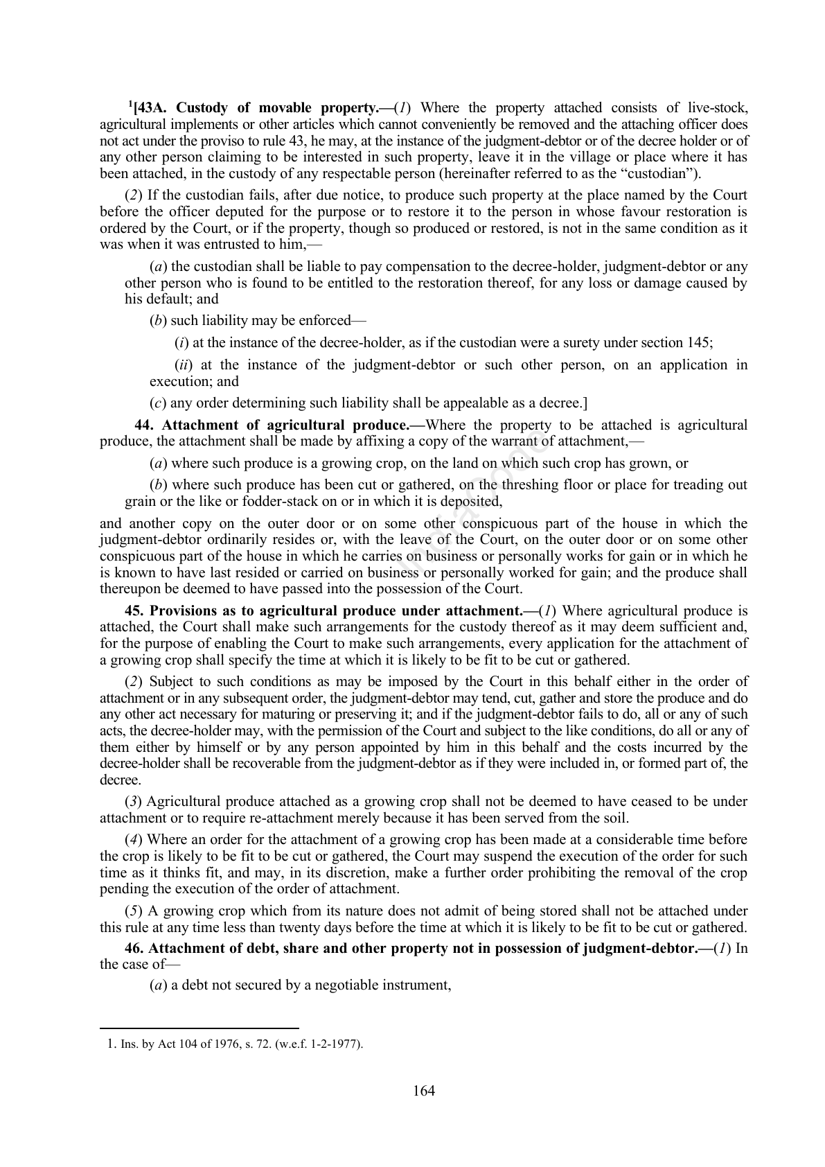 Complete official PDF physical page 164; includes original layout and notes