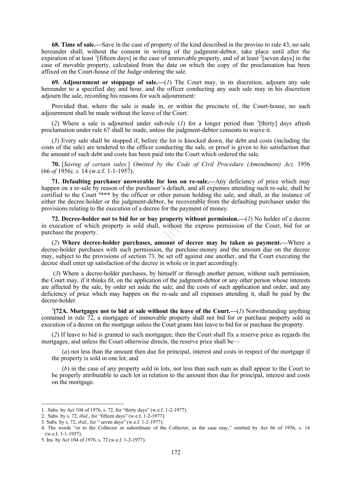 Complete official PDF physical page 172; includes original layout and notes