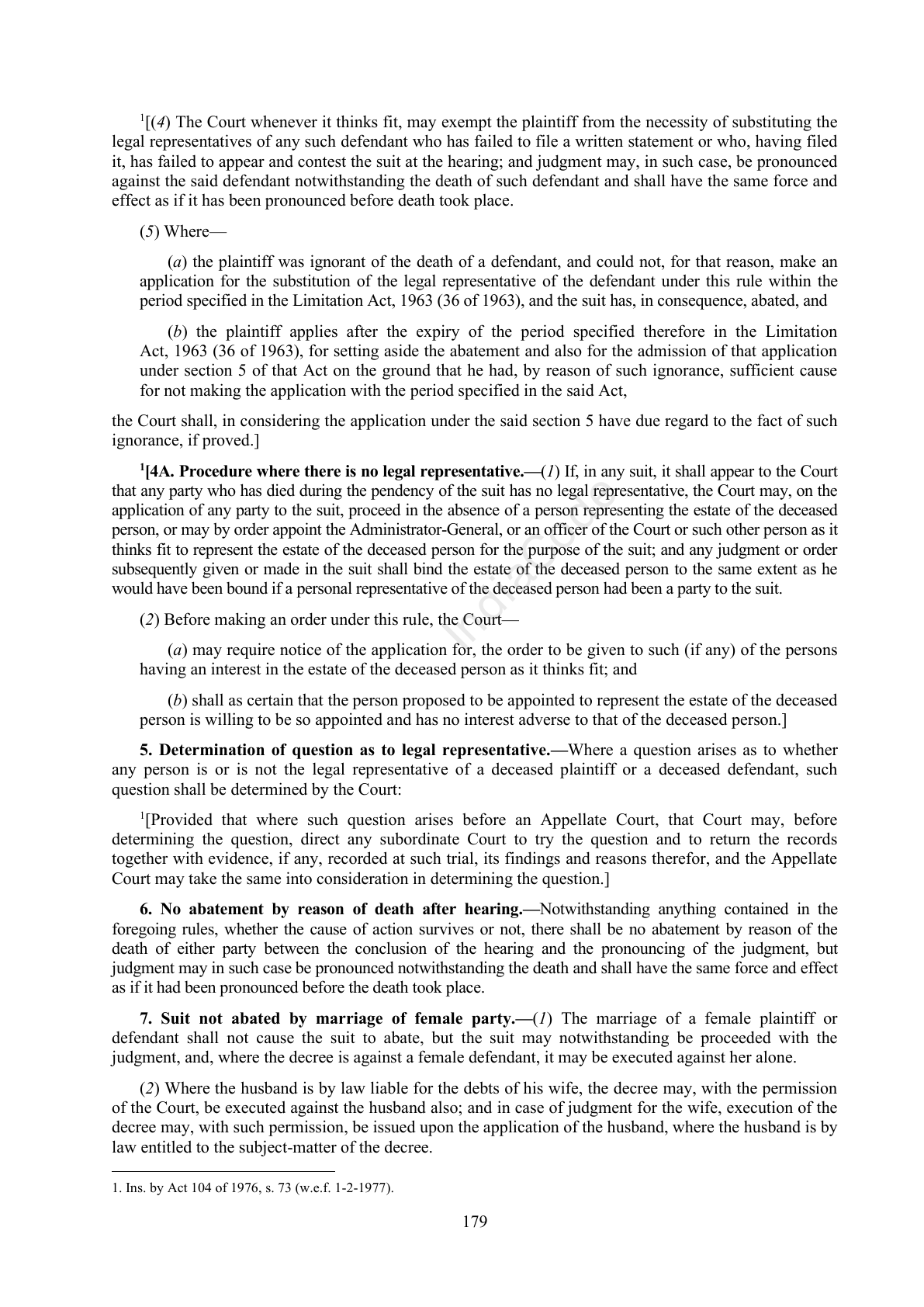Complete official PDF physical page 179; includes original layout and notes