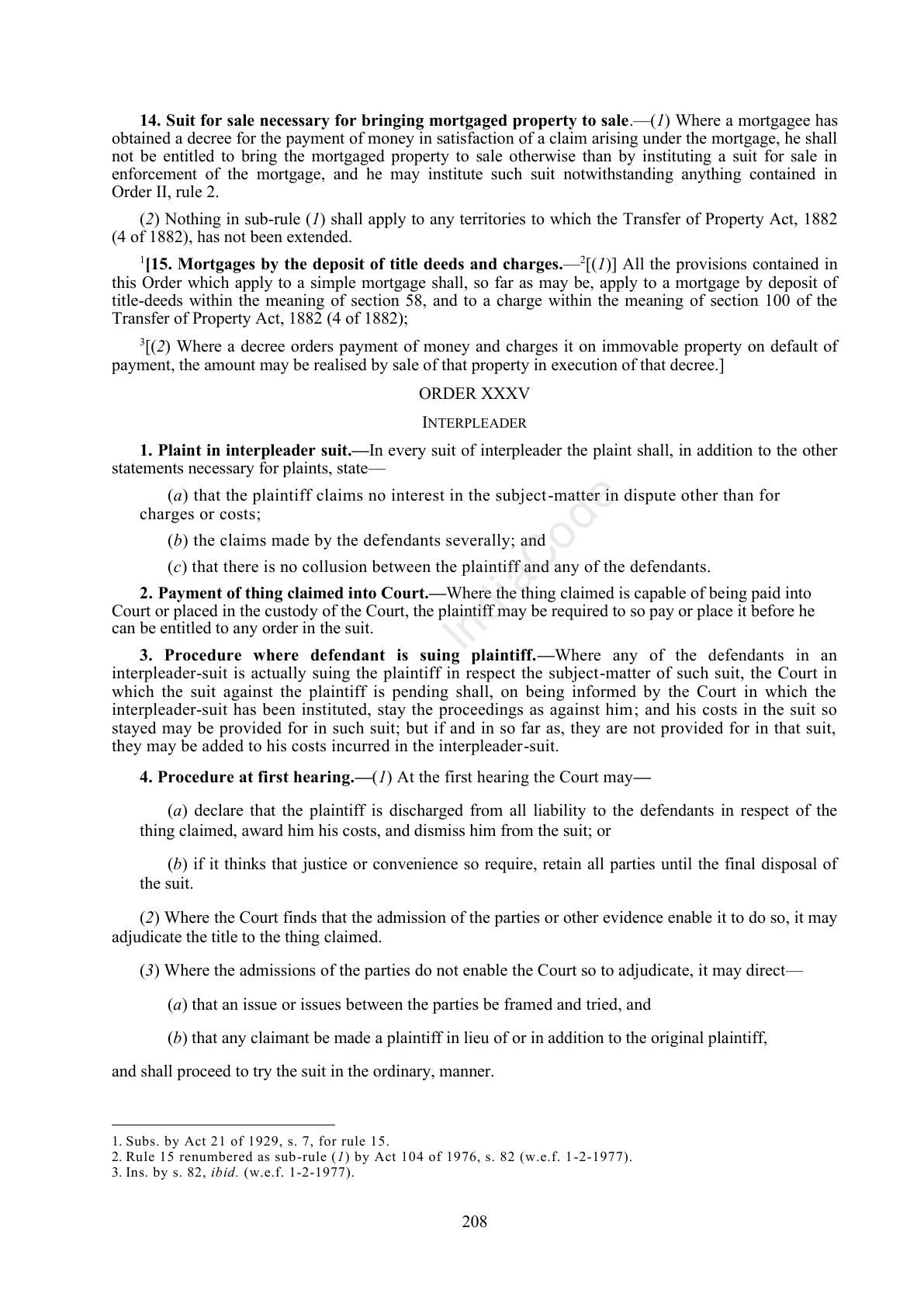 Complete official PDF physical page 208; includes original layout and notes