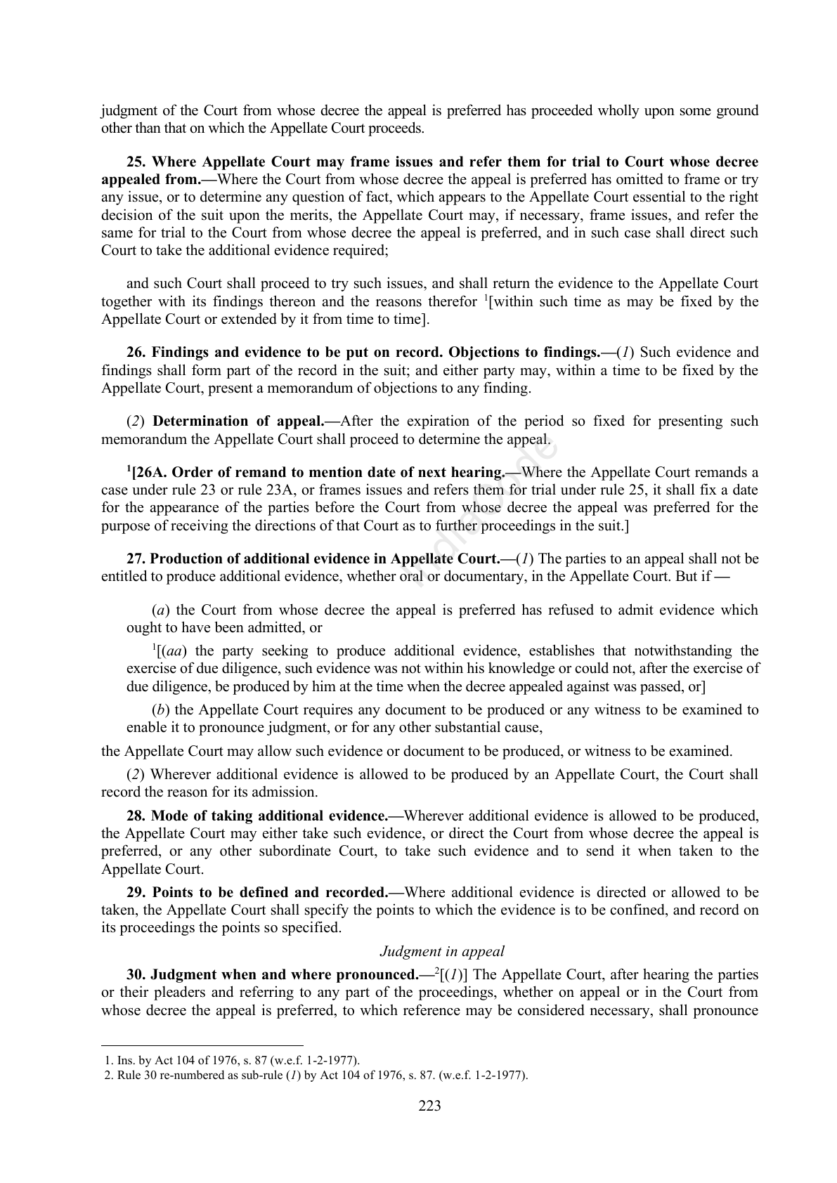 Complete official PDF physical page 223; includes original layout and notes
