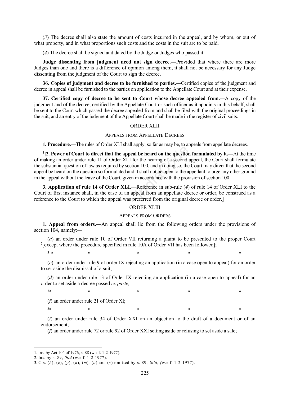 Complete official PDF physical page 225; includes original layout and notes