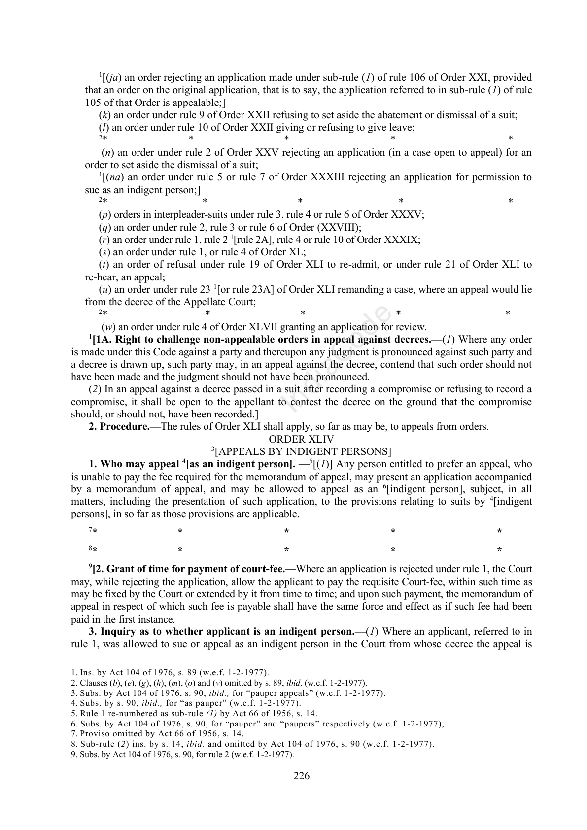 Complete official PDF physical page 226; includes original layout and notes