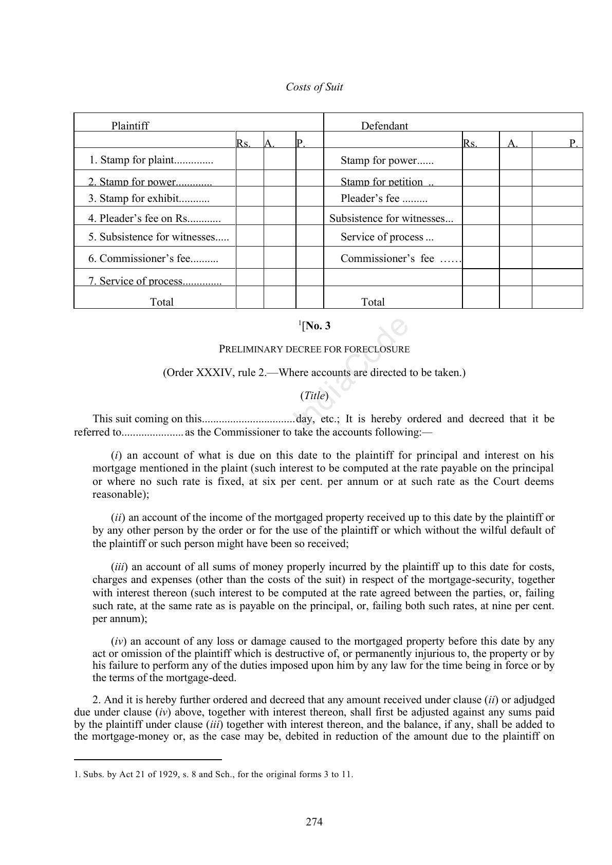 Complete official PDF physical page 274; includes original layout and notes