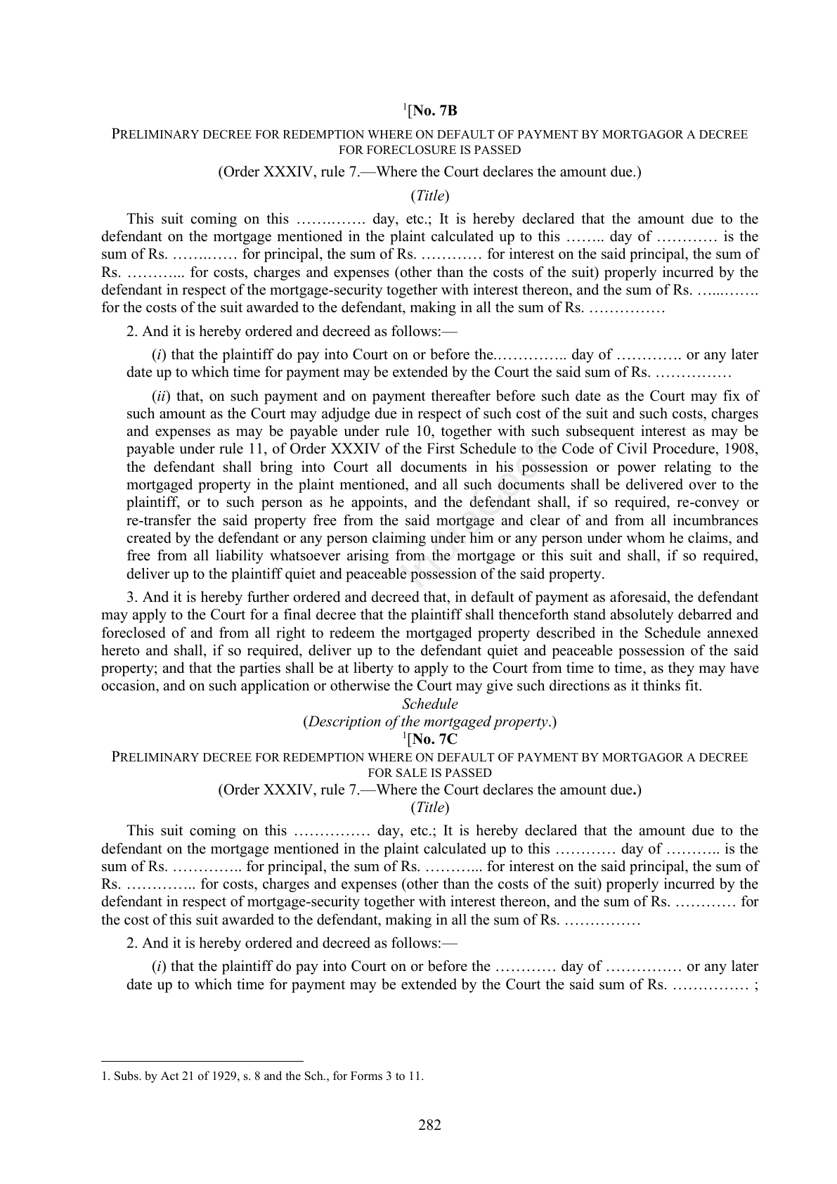 Complete official PDF physical page 282; includes original layout and notes