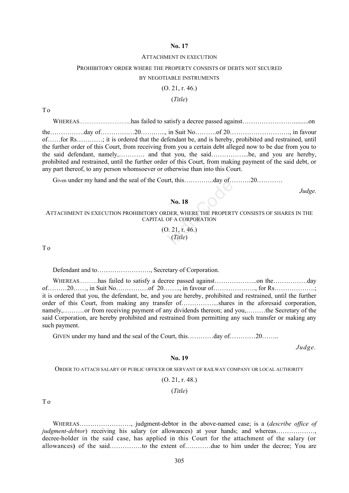 Complete official PDF physical page 305; includes original layout and notes