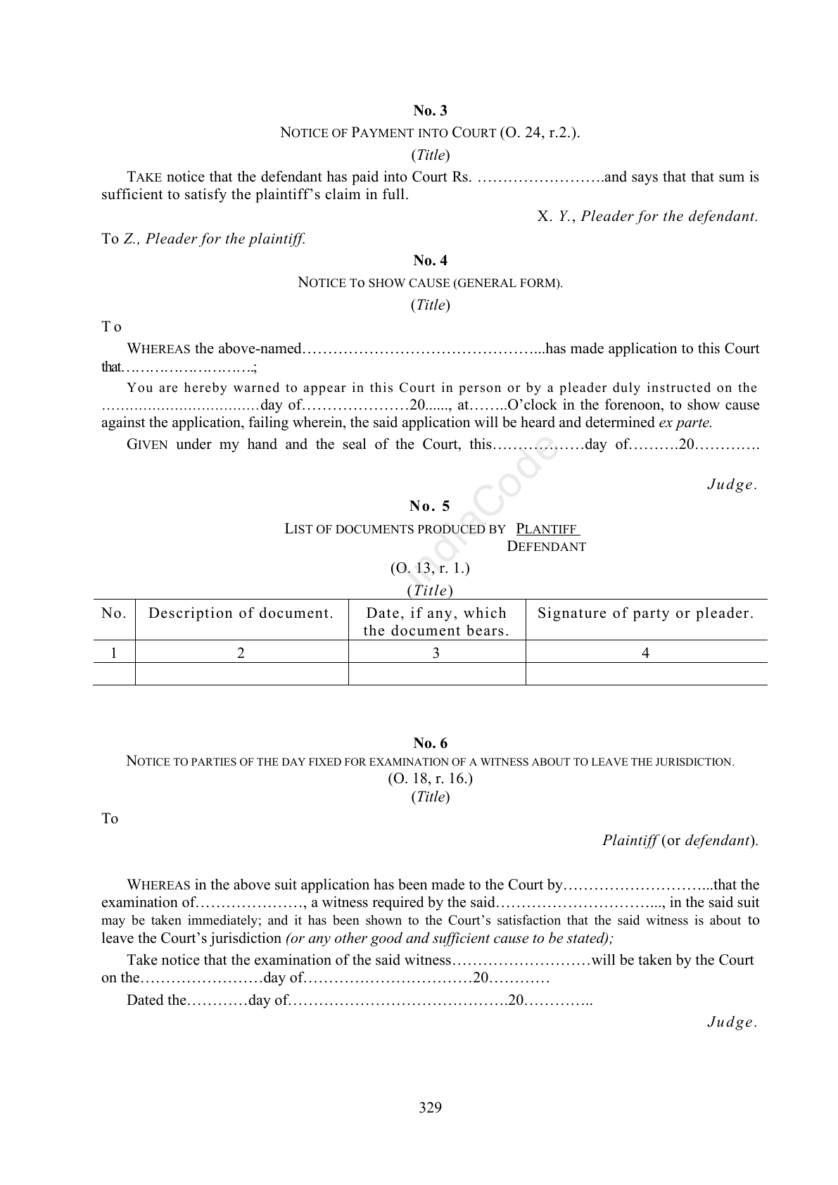 Complete official PDF physical page 329; includes original layout and notes